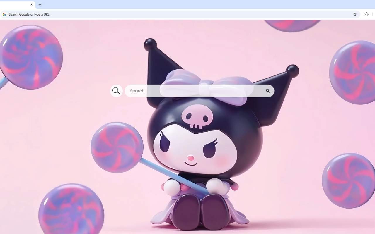 Kuromi Candy Live Wallpaper